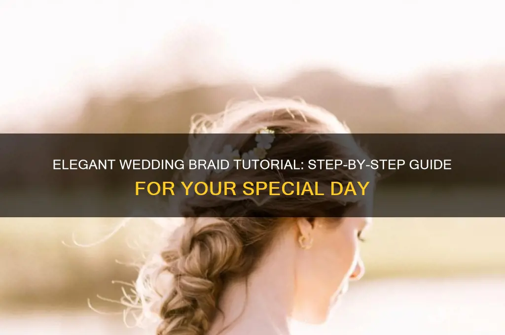 how to do a wedding braid