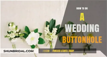 Elegant Wedding Buttonhole: A Step-by-Step Guide to Crafting Perfection