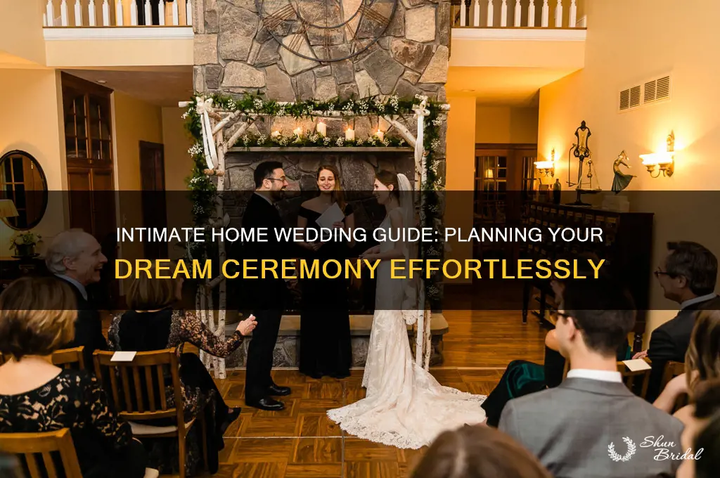 how to do a wedding ceremony at home