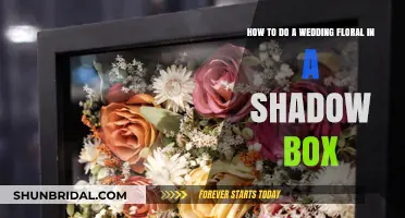 Preserving Wedding Memories: Creating a Shadow Box Floral Display