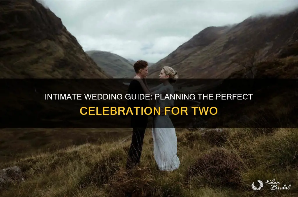 how to do a wedding for 2