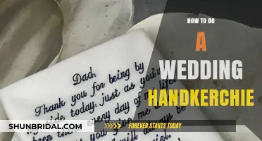 Elegant Wedding Handkerchief DIY: Personalize Your Special Day with Style