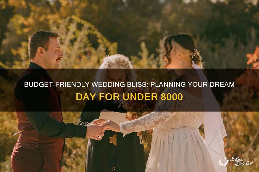 how to do a wedding in 8000