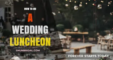 Elegant Wedding Luncheon Planning: Tips for a Perfect Celebration