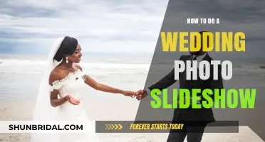 Creating a Wedding Photo Slideshow: Tips and Tricks