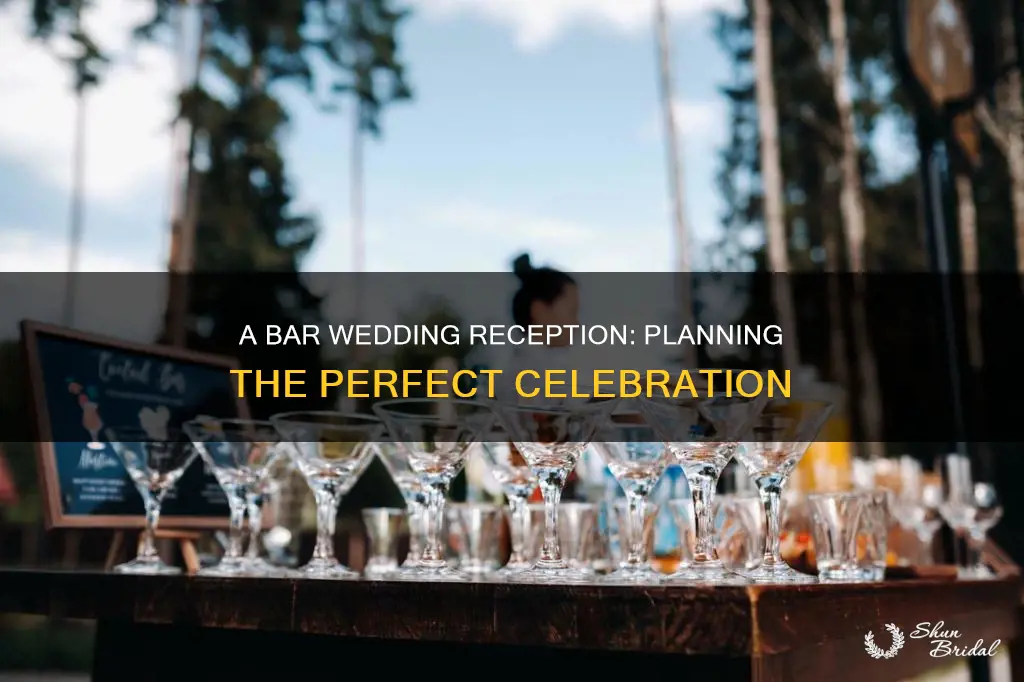how to do a wedding reception in a bar