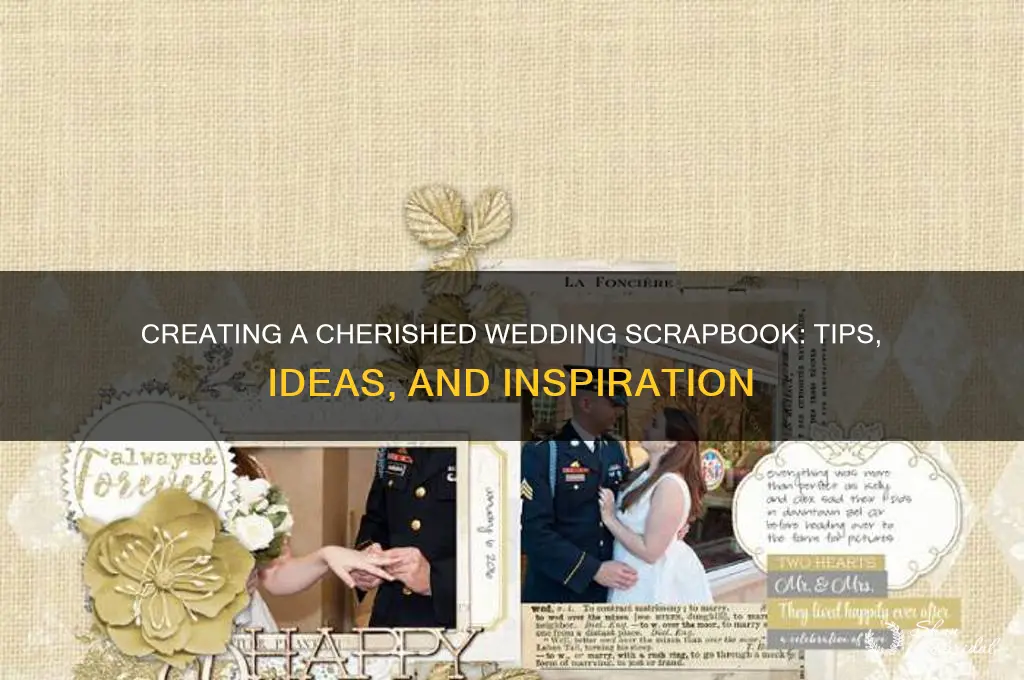 how to do a wedding scrapbook