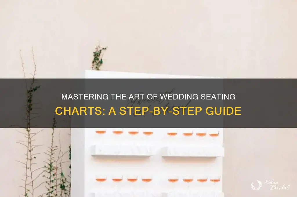 how to do a wedding seating chaet