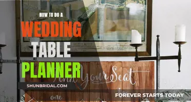 Planning a Wedding Table: A Guide to Seating Arrangements