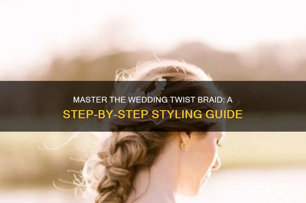 how to do a wedding twist braid