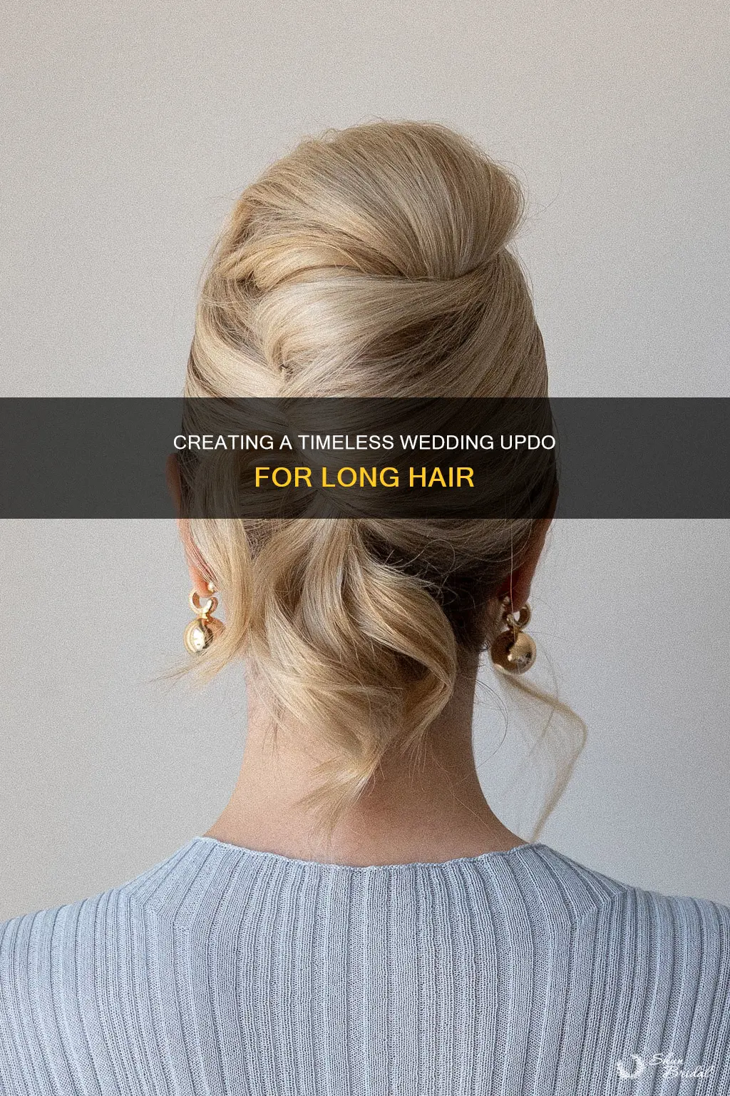 how to do a wedding updo for long hair