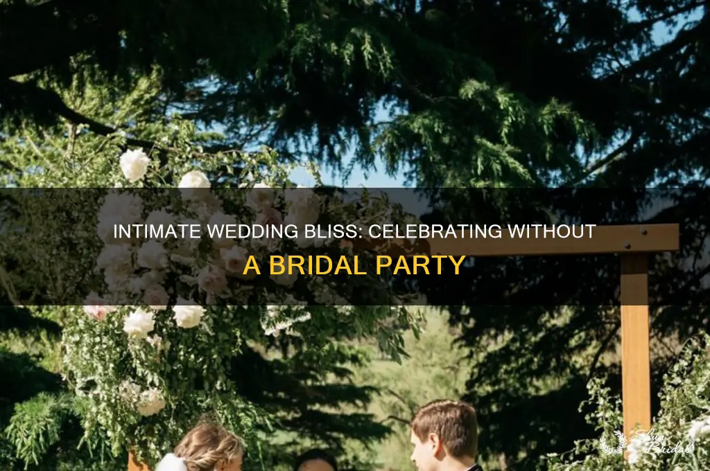 how to do a wedding without bridal party