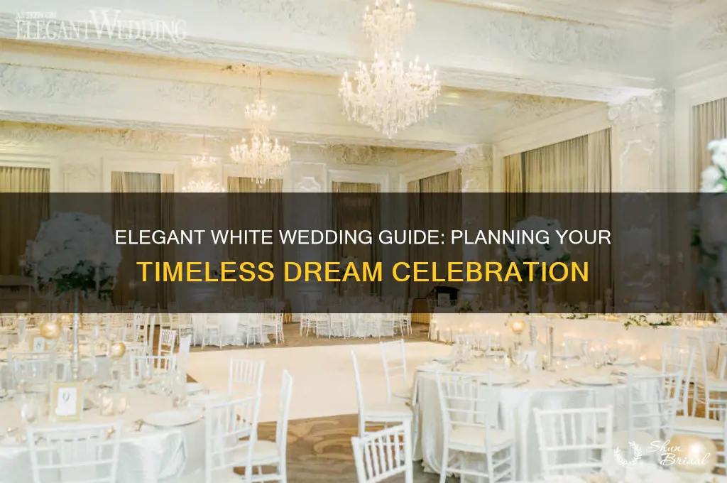 how to do a white wedding