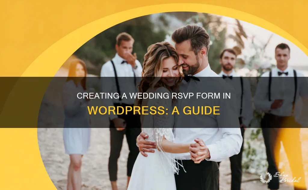 how to do a wordpress wedding rsvp form