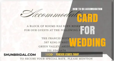 Crafting Perfect Wedding Accommodation Cards: Tips and Ideas