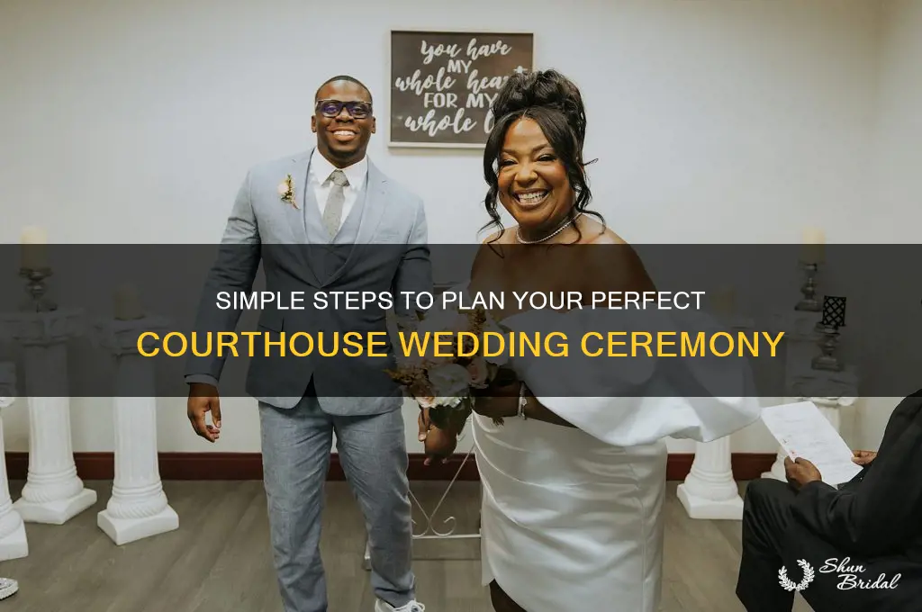 how to do acourthouse wedding