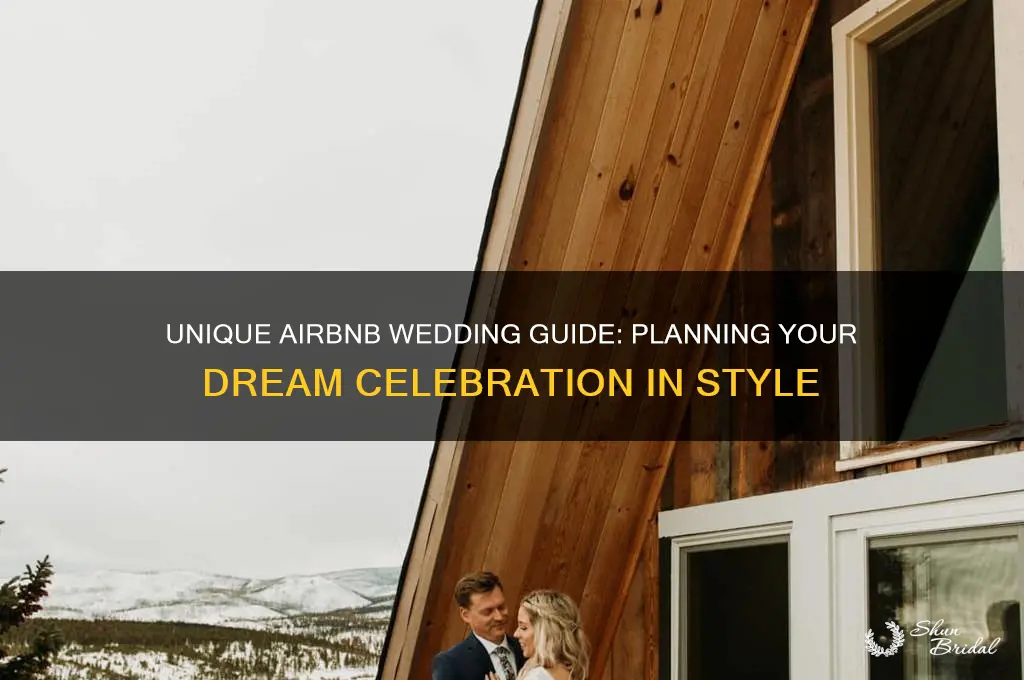 how to do an airbnb wedding