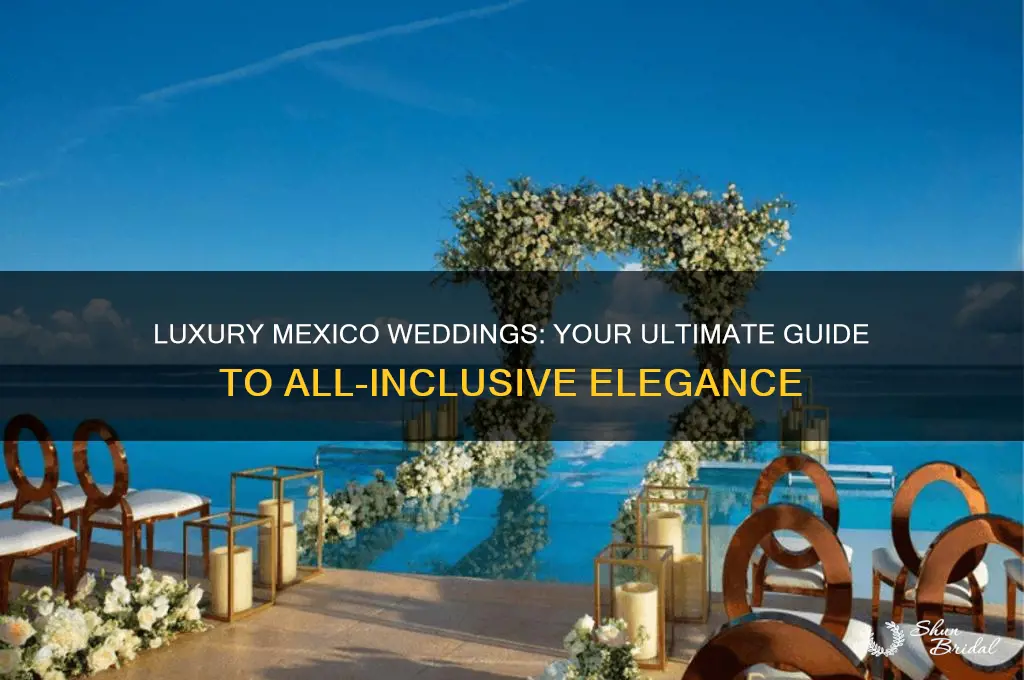 how to do an all inclusive high end mexico wedding