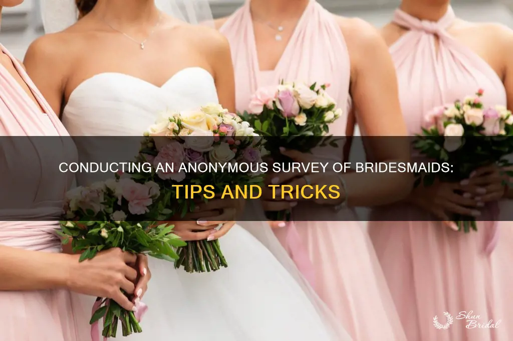 how to do an anonymous survey of bridesmaids