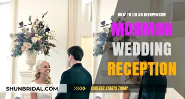 Mormon Wedding Receptions: Inexpensive, Intimate, and Memorable