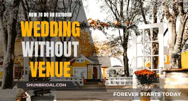 Planning an Outdoor Wedding Without a Venue