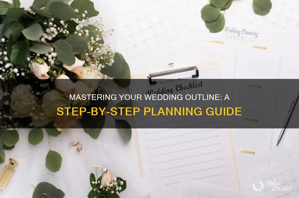 how to do an outline of wedding