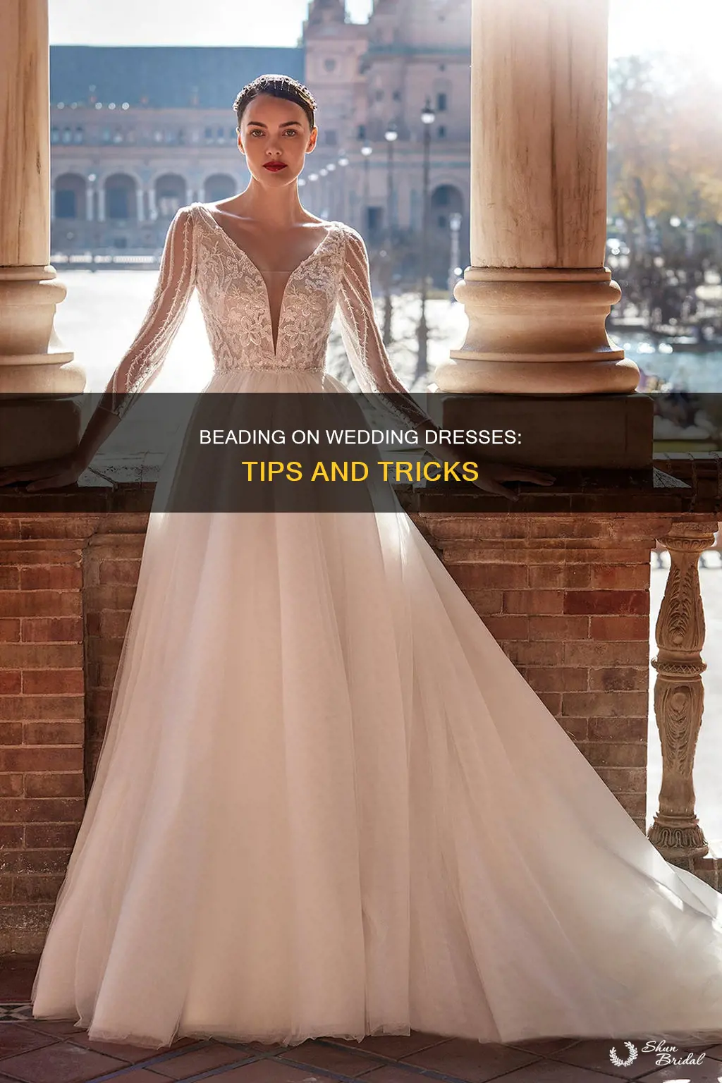 how to do beading on wedding dresses