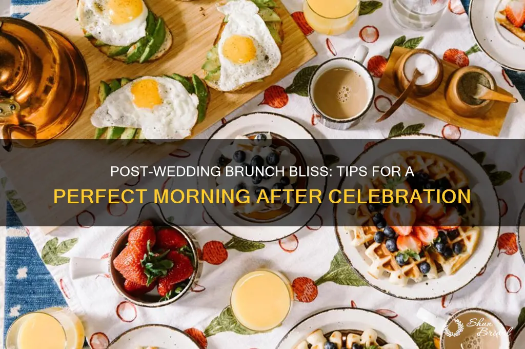 how to do brunch after wedding