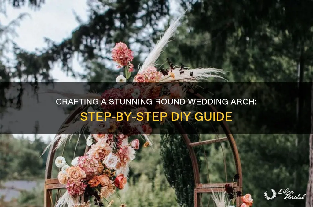 how to do build a round wedding arch