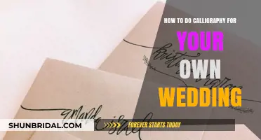 Elegant DIY Calligraphy Tips for Crafting Your Dream Wedding Invitations