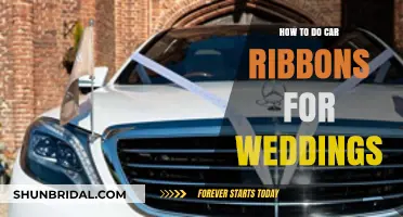 Elegant Wedding Car Ribbon Decor: A Step-by-Step DIY Guide