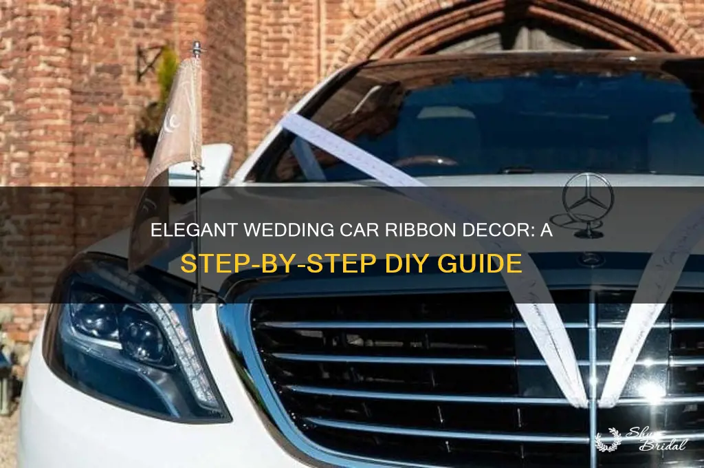 how to do car ribbons for weddings
