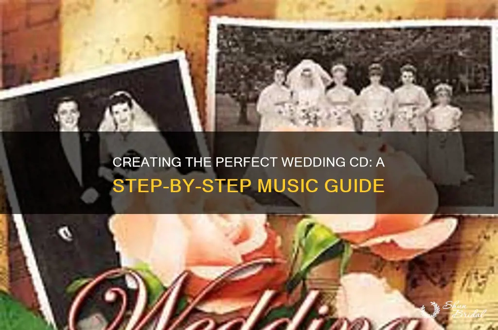 how to do cd music for a wedding