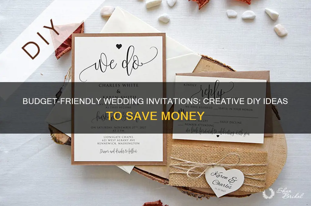 how to do cheap wedding invitationa
