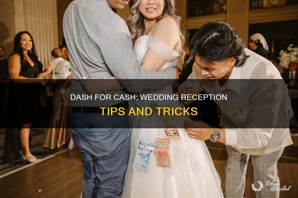 how to do dash for cash at a wedding reception