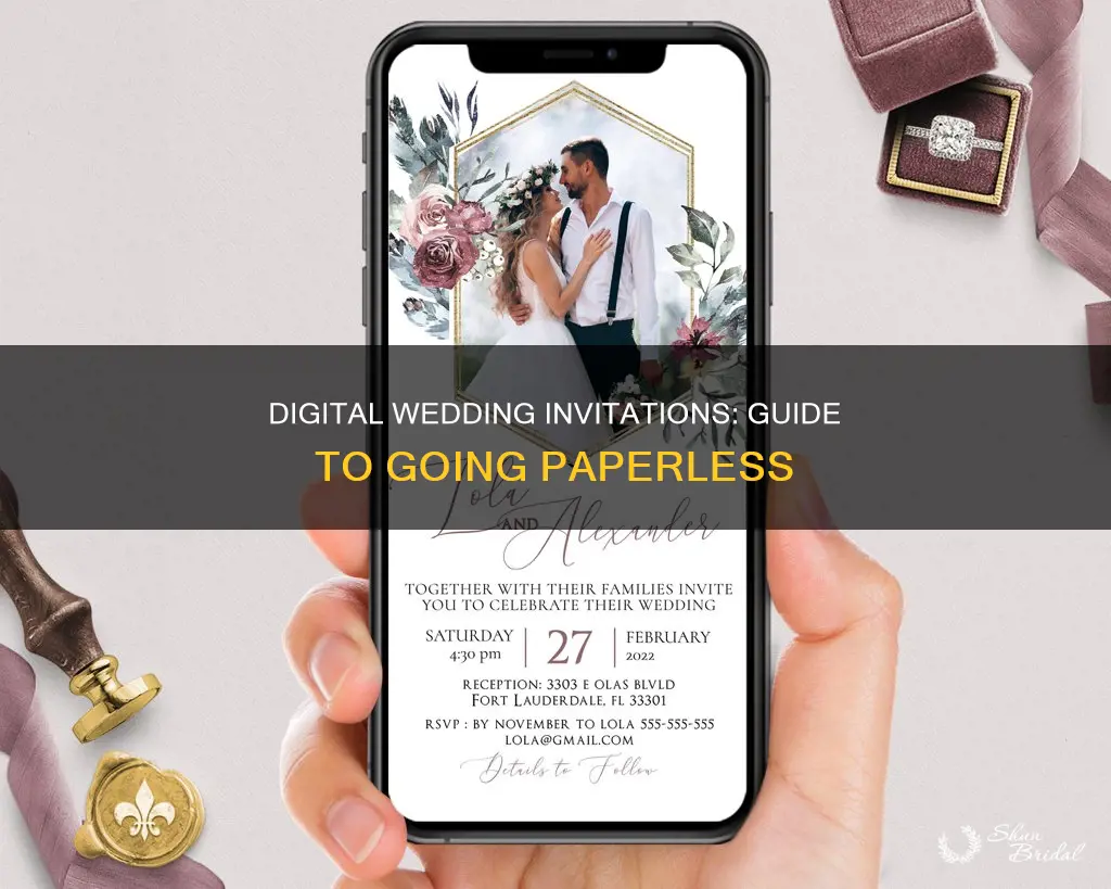 how to do digital wedding invitations