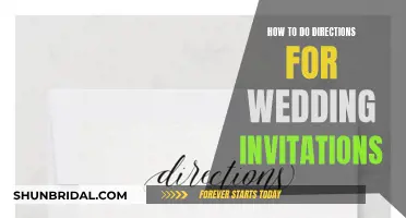 Guide to Crafting Clear Wedding Invitation Directions