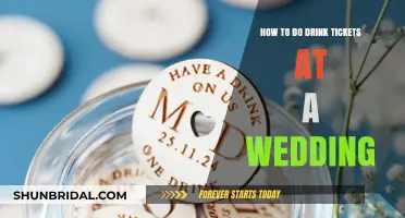 Creative Ways to Manage Drink Tickets at Your Wedding Reception