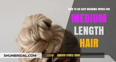 Simple Wedding Updos for Medium Hair: Effortless Elegance for Your Big Day