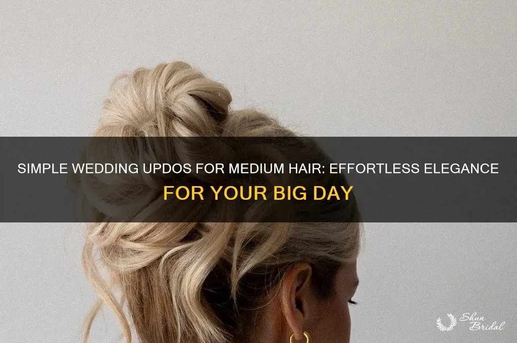 how to do easy wedding updos for medium length hair