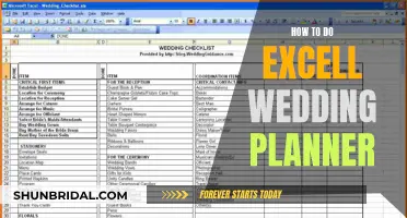 Planning a Wedding? Excel Can Help!