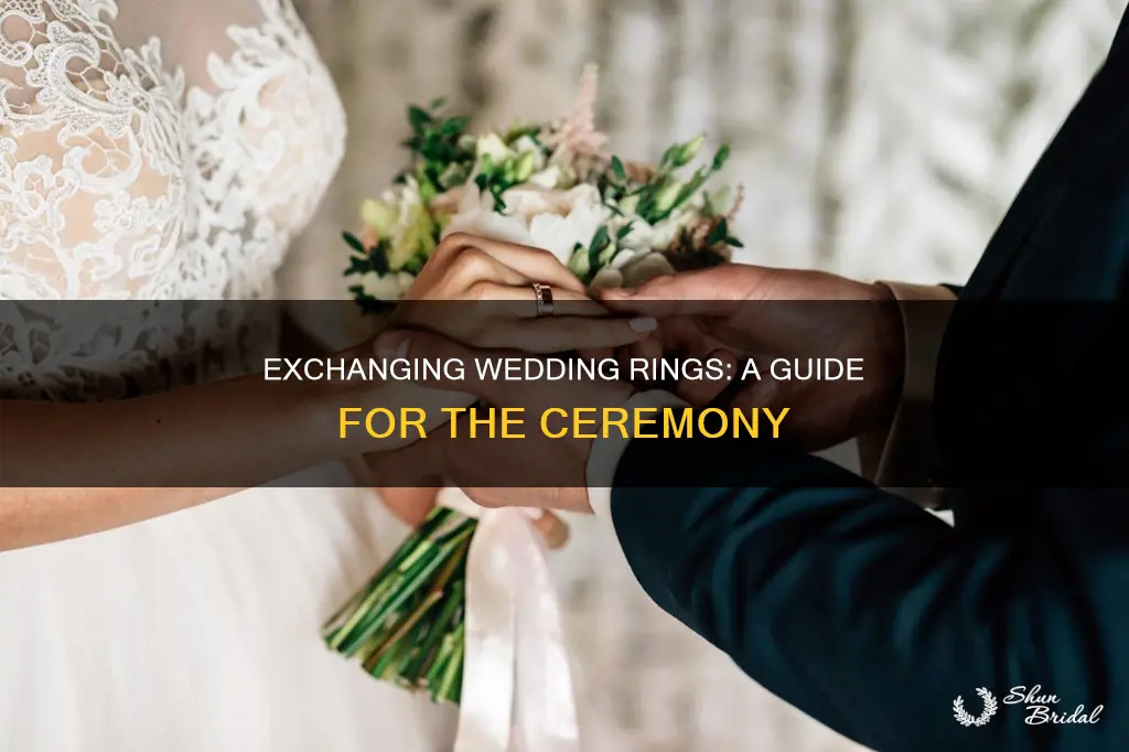 how to do exchange of rings at wedding