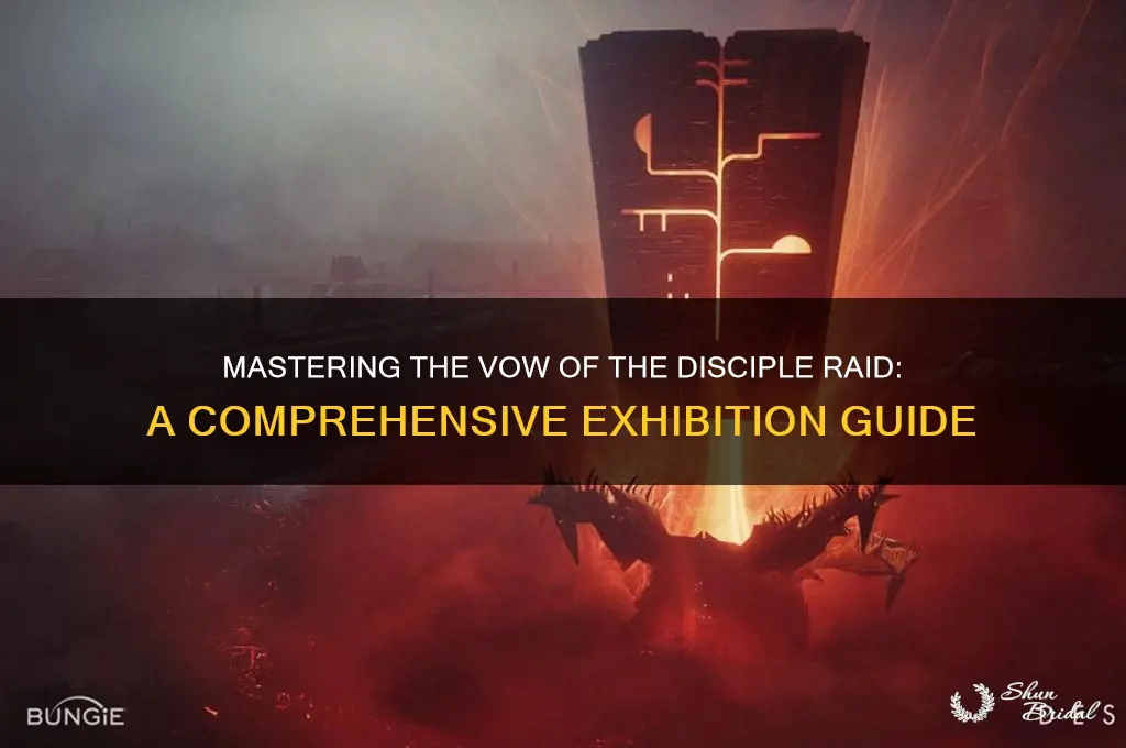 how to do exhibition vow of the disciple