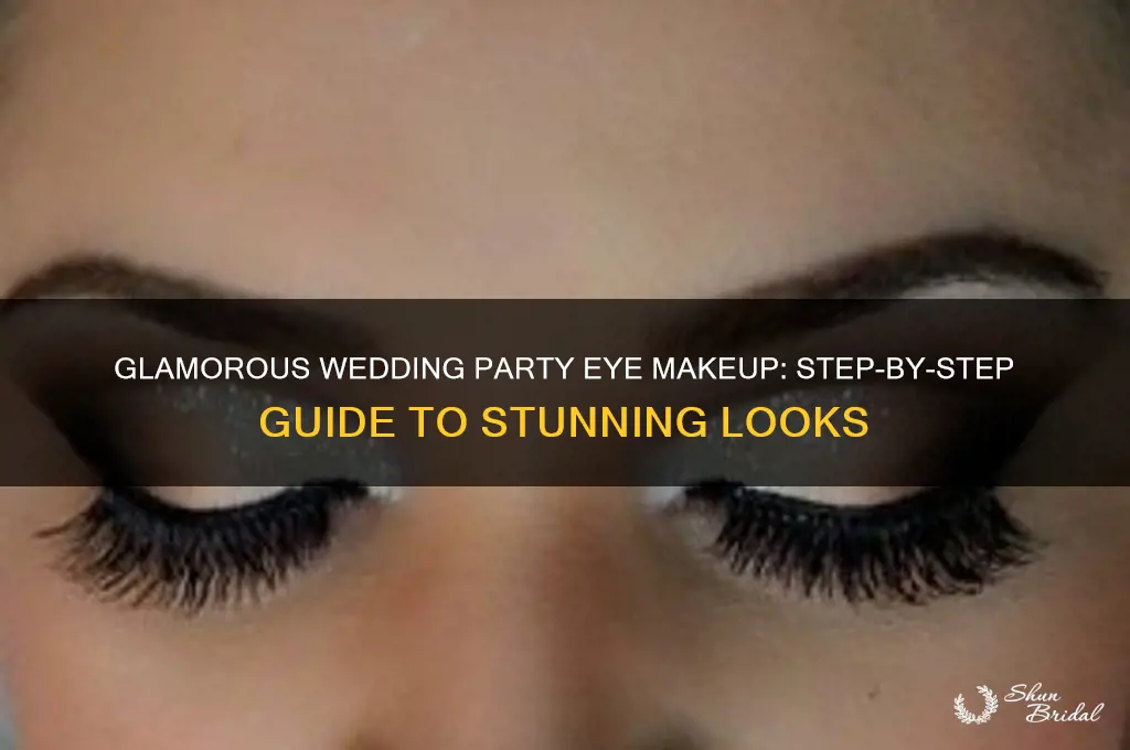 how to do eye makeup for wedding party