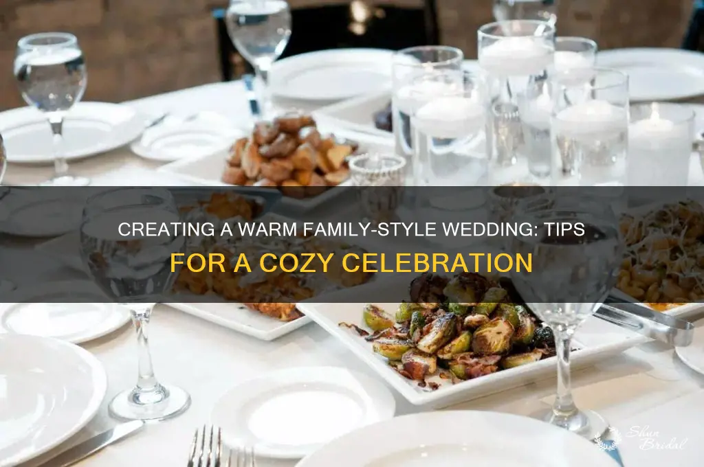 how to do family style at a wedding