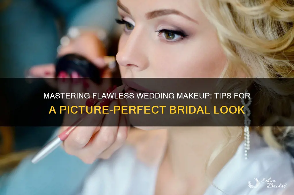 how to do flawless makeup for wedding