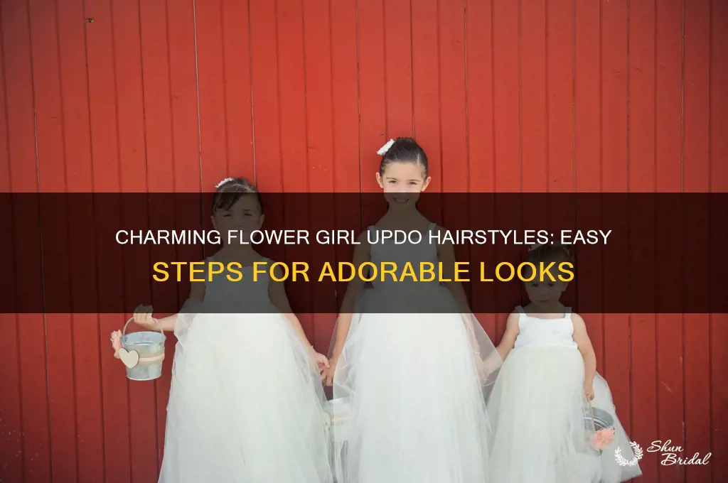 how to do flower girl updo hairstyles