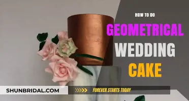 Designing a Stunning Geometrical Wedding Cake: A Creative Guide