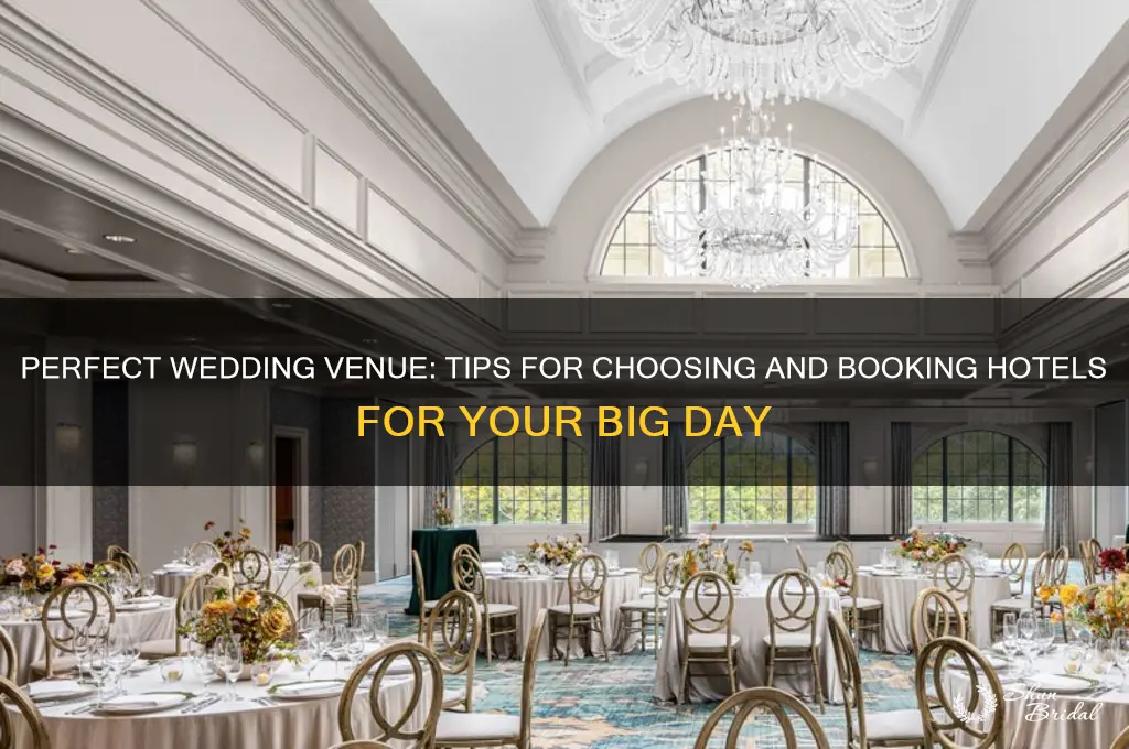 how to do hotels for weddings