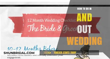 In and Out Wedding Guide: Planning a Seamless, Stress-Free Celebration